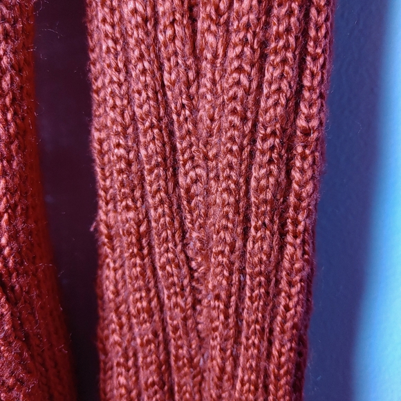 Northern Reflections Orange Open Cardigan - Picture 9 of 9